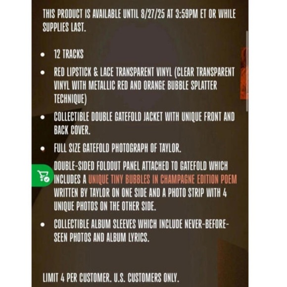 Taylor Swift: The Life of a Showgirl, The Tiny Bubbles in Champagne IN-HAND!! - Picture 6 of 6